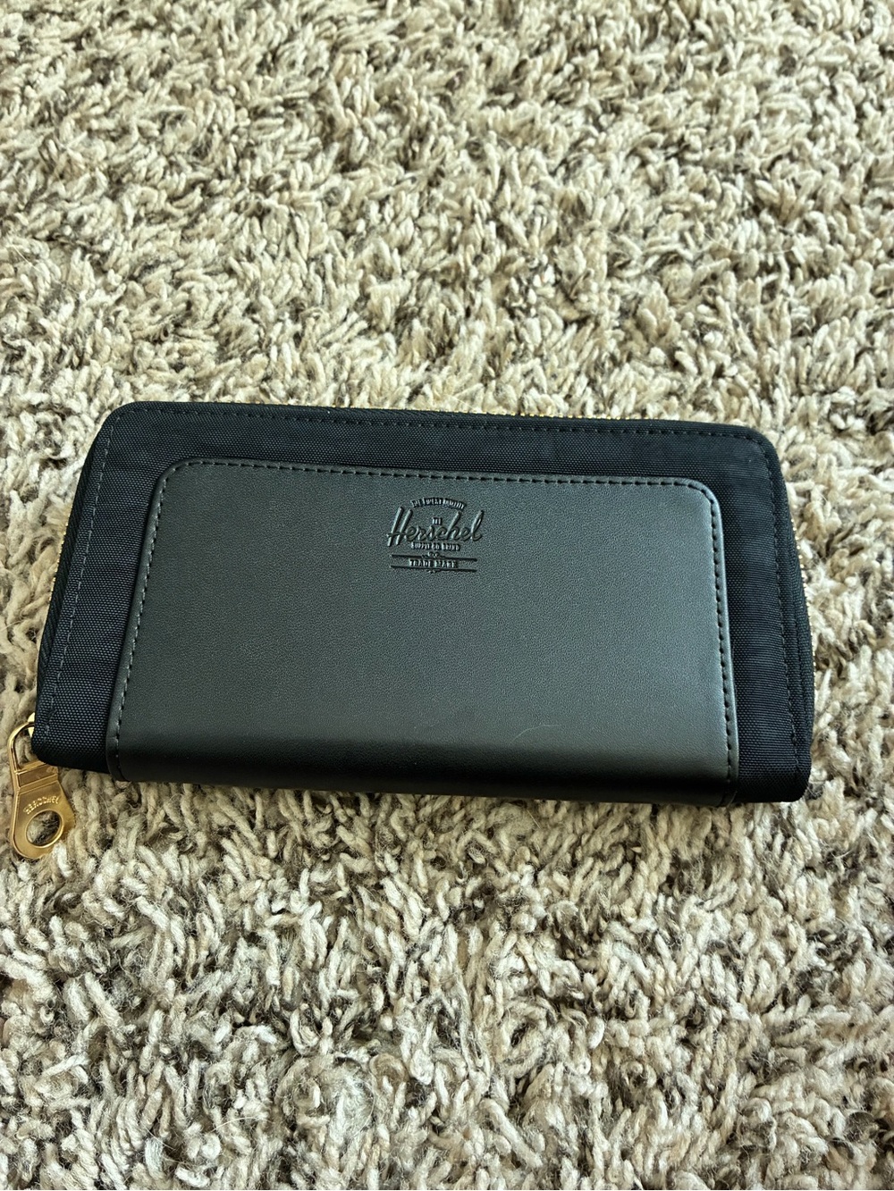 Herschel Black Zip Wallet